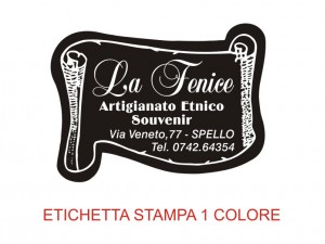 Etichette in carta fluorescente e colorata (mm 45X33)  (cod.5Q) 